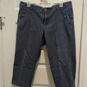 Dockers Blue Ankle Cropped Jeans Classic Style